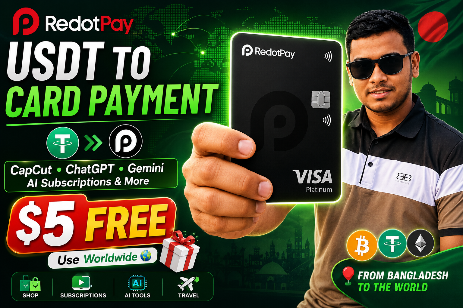 REDOTPAY 20% DISCOUNT CODE Free 5$